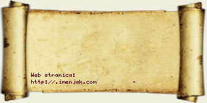 Anita Vilimonović vizit kartica